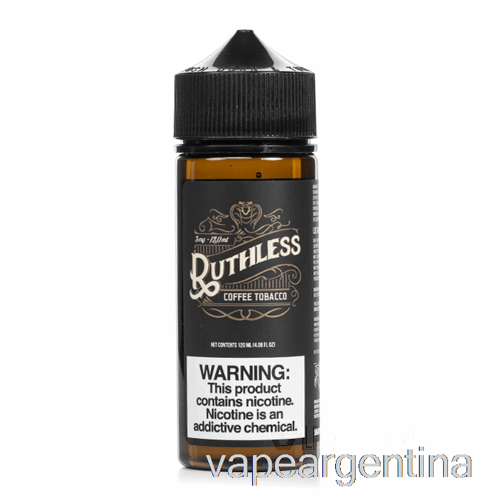 Cafe Tabaco - Vapores Despiadados - 120ml 6mg Vape Descartable